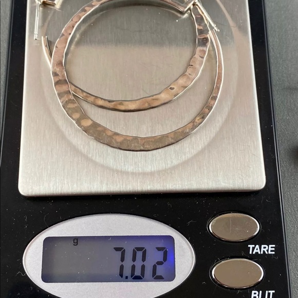 Silpada Sterling Silver Hammered Earrings P1287 - Picture 15 of 16